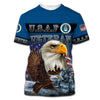 Joycorners U.S.A.F Veteran Flying Eagle And Soldier Fighting On The Beach 3D All Over Printed Shirts