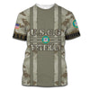 Joycorners U.S.C.G Veteran Gray Camo All Over Printed 3D Shirts