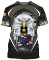 Joycorners United States Veteran U.S Army Prideful Eagles U.S Flag All Over Printed 3D Shirts