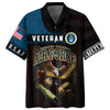 Joycorners U.S.A.F Veteran United States Air Force Eagle Fly Fight Win Blue 3D All Over Printed Shirts