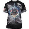 Joycorners United States Veteran U.S Navy Prideful Eagle Battleship Aircraft Carrier Black All Over Printed 3D Shirts