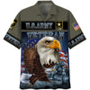 Joycorners United States Veteran U.S Army Soldier On The Beach In Thunder Night Flying Eagle All Over Printed 3D Shirts