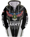 Joycorners United States Veteran U.S Army Prideful Eagle U.S Flag Wings All Over Printed 3D Shirts