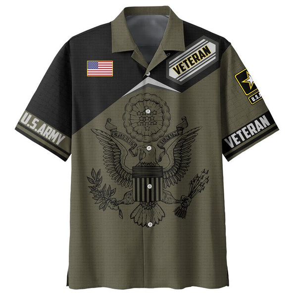 Joycorners United States Veteran U.S Army E Pluribus Unum All Over Printed 3D Shirts