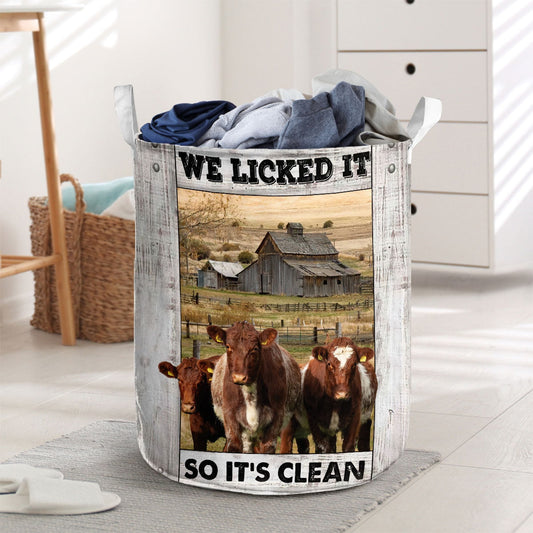 Joycorners Shorthorn Barn Laundry Basket