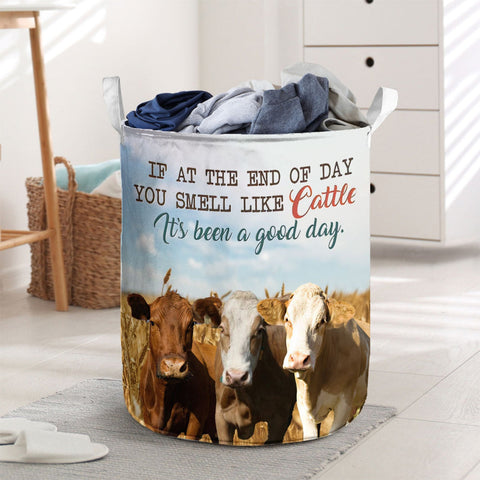 Joycorners Simmental - It's Been A Good Day Laundry Basket