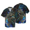 Joycorners Blue And Golden Cat Face Art All Over Printed 3D Shirts