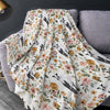 Joycorners Tennessee Fainting Goat Floral Pattern Blanket