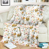 Joycorners Simmental Floral Pattern Blanket