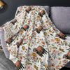 Joycorners Santa Gertrudis Floral Pattern Blanket