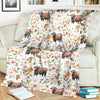 Joycorners Santa Gertrudis Floral Pattern Blanket