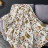 Joycorners Simmental Floral Pattern Blanket