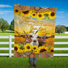 Joycorners Texas Longhorn Live Like Someone Left The Gate Open Blanket