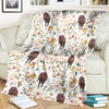 Joycorners Red Brahman Floral Pattern Blanket