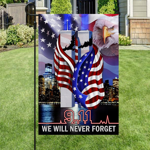 Joycorners 911 Patriot Day Flag 9/11 Never Forget All Printed 3D Flag