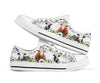 Joycorners Cute Cow Flower Low Top Shoes