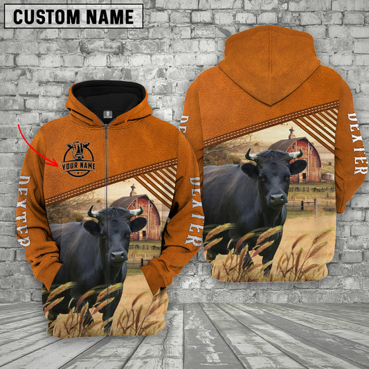 Joycorners Personalized Name Dexter Barn Farm 3D Hoodie