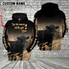 Joycorners Black Angus Live Like Someone Left The Gate Open On The Meadow Custom Name Black Hoodie