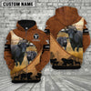 Joycorners Dexter Farming Dark Brown Personalized 3D Hoodie