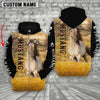 Joycorners Personalized Name Mustang House On The Farm 3D Hoodie