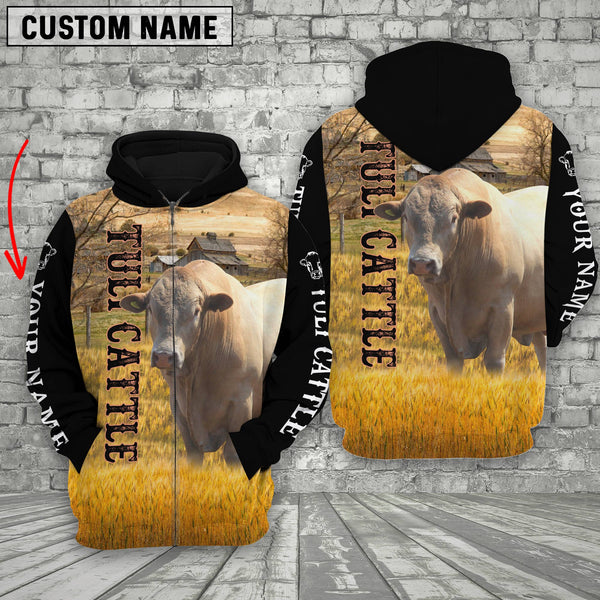 Joycorners Personalized Name Tuli On The Farm All Over Printed 3D Hoodie