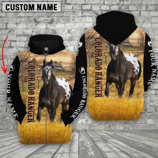 Joycorners Personalized Name Colorado Ranger House On The Farm 3D Hoodie