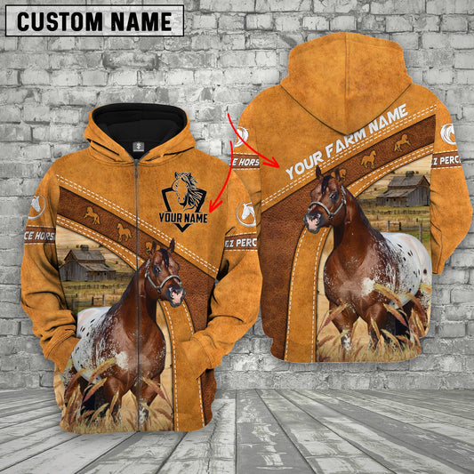 Joycorners Nez Perce Horse Custom Name Race Hoodie