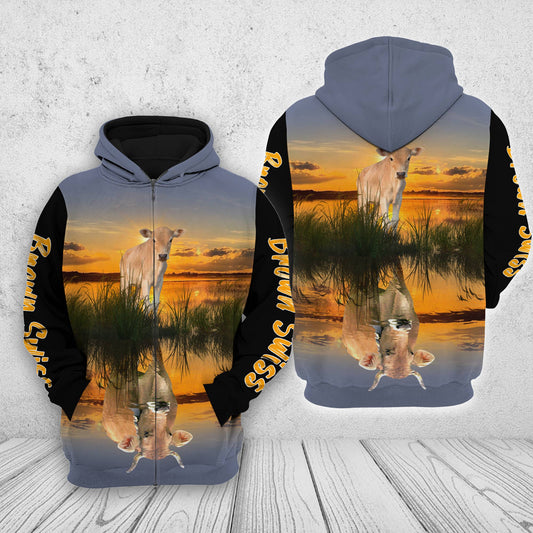 Joycorners Brown Swiss In The Sunset Shirts